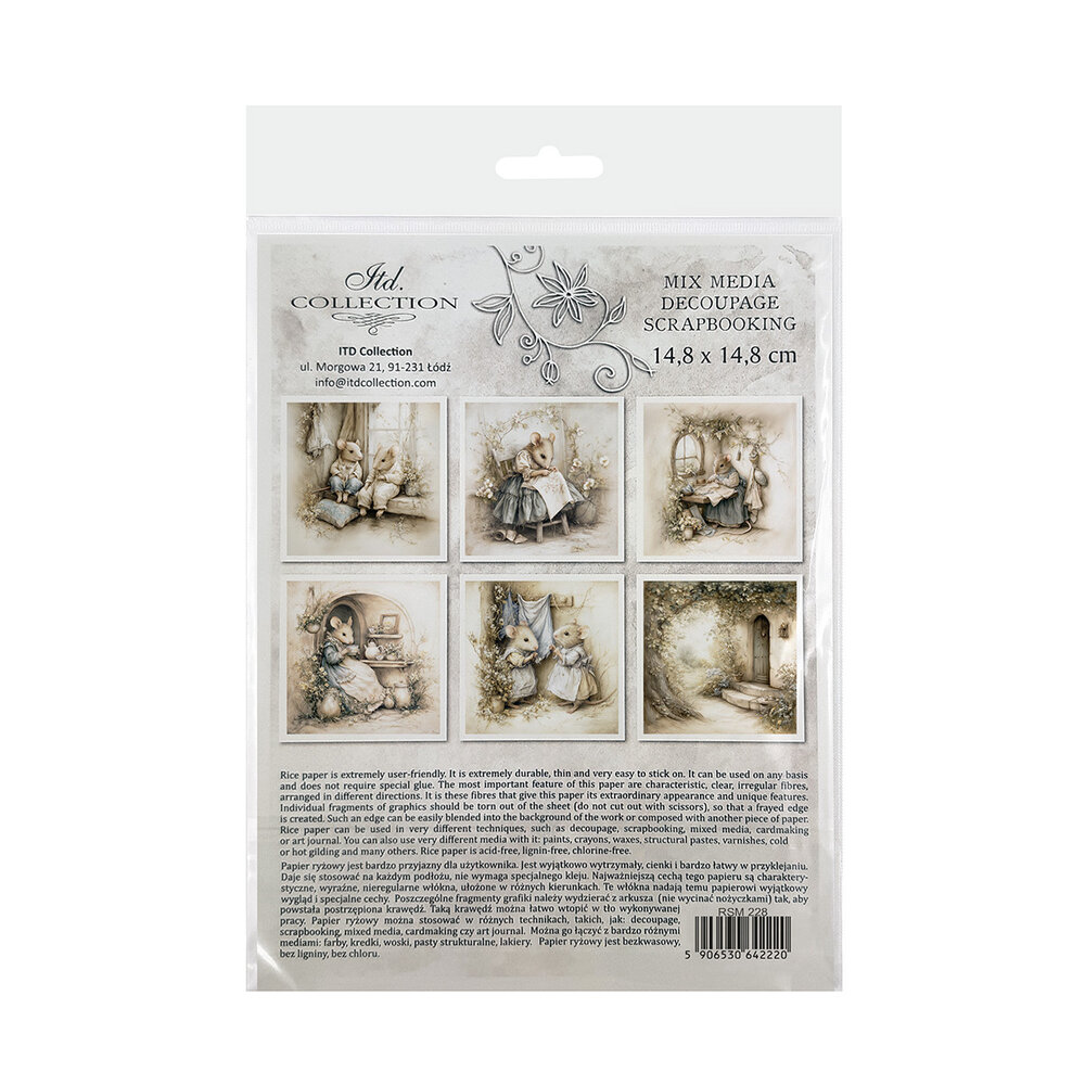 ITD Collection 6x6 Inch Rice Paper Set (RSM 228) ITD Collection 6x6 Inch Rice Paper Set (RSM 228)