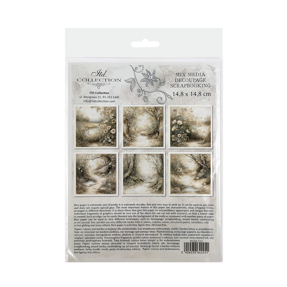 ITD Collection 6x6 Inch Rice Paper Set (RSM 231) ITD Collection 6x6 Inch Rice Paper Set (RSM 231)