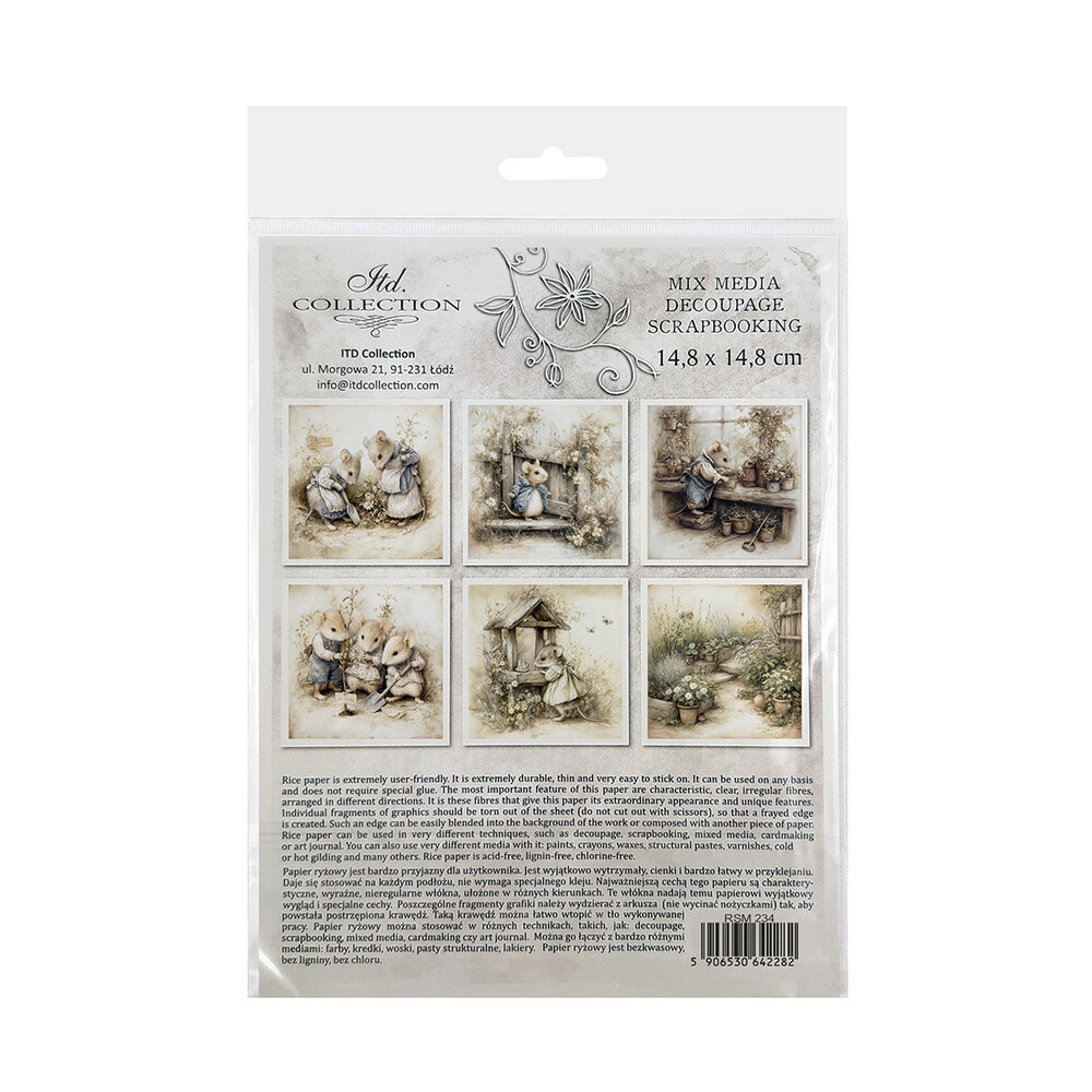 ITD Collection 6x6 Inch Rice Paper Set (RSM 234) ITD Collection 6x6 Inch Rice Paper Set (RSM 234)