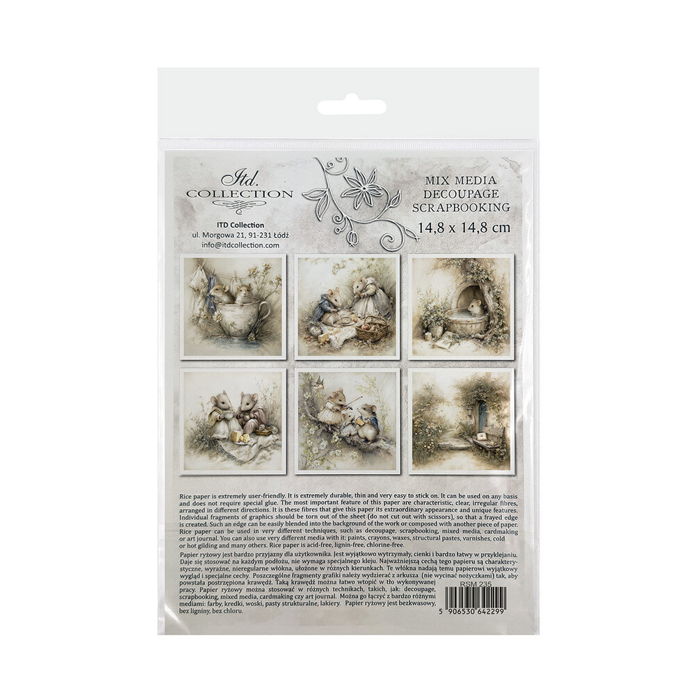 ITD Collection 6x6 Inch Rice Paper Set (RSM 235) ITD Collection 6x6 Inch Rice Paper Set (RSM 235)
