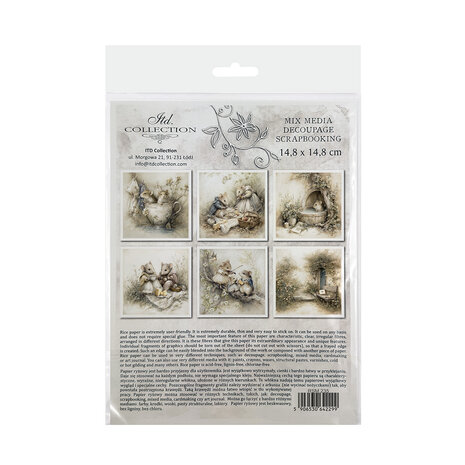 ITD Collection 6x6 Inch Rice Paper Set (RSM 235) ITD Collection 6x6 Inch Rice Paper Set (RSM 235)