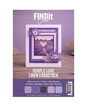 Find It Trading Linen Cardstock Pack A5 Purple (FITCBA5003) Find It Trading Linen Cardstock Pack A5 Purple (FITCBA5003)