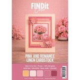 Find It Trading Linen Cardstock Pack A5 Pink and Romance (FITCBA5004)