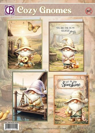 Creatief Art Card Kit Cozy Gnomes (RE2530-0194) Creatief Art Card Kit Cozy Gnomes (RE2530-0194)