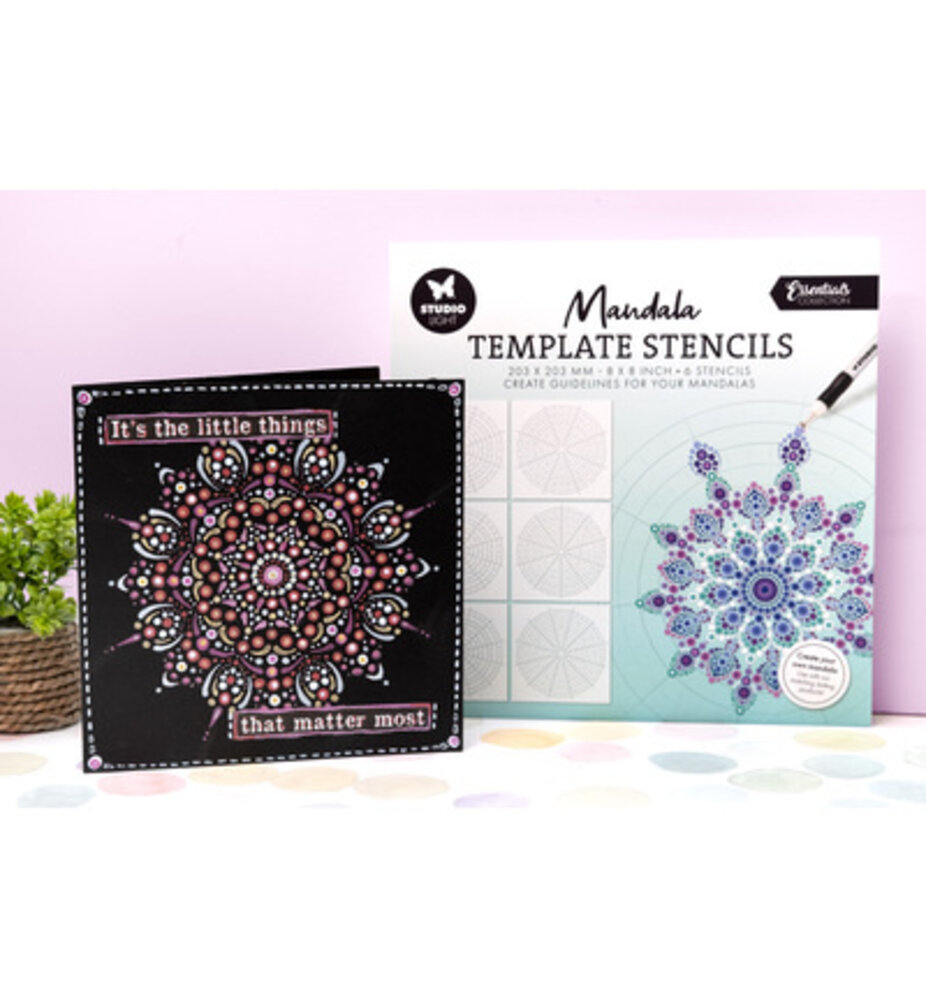 Studio Light PRE-ORDER Essentials Template stencils Mandala (SL-ES-MASK399) Studio Light PRE-ORDER Essentials Template stencils Mandala (SL-ES-MASK399)