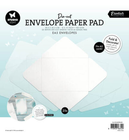 Studio Light PRE-ORDER Essentials A5 Cards Envelope Paper Pad (SL-ES-DCPP438) Studio Light PRE-ORDER Essentials A5 Cards Envelope Paper Pad (SL-ES-DCPP438)