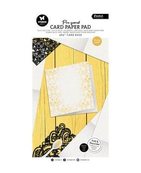 Studio Light PRE-ORDER Essentials Pre-scored 6x6 Inch Card Base Paper Pad (SL-ES-PP445)