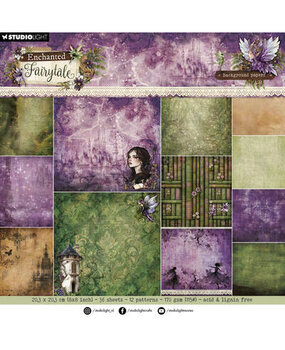 Studio Light PRE-ORDER Enchanted Fairytale 8x8 Inch Backgrounds Paper Pad (SL-EF-DPP467) Studio Light PRE-ORDER Enchanted Fairytale 8x8 Inch Backgrounds Paper Pad (SL-EF-DPP467)