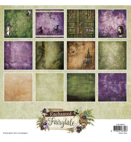 Studio Light PRE-ORDER Enchanted Fairytale 8x8 Inch Backgrounds Paper Pad (SL-EF-DPP467)