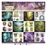 Studio Light Enchanted Fairytale 8x8 Inch Collage Paper Pad (SL-EF-CPP468)