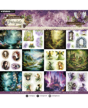 Studio Light PRE-ORDER Enchanted Fairytale 8x8 Inch Collage Paper Pad (SL-EF-CPP468) Studio Light PRE-ORDER Enchanted Fairytale 8x8 Inch Collage Paper Pad (SL-EF-CPP468)