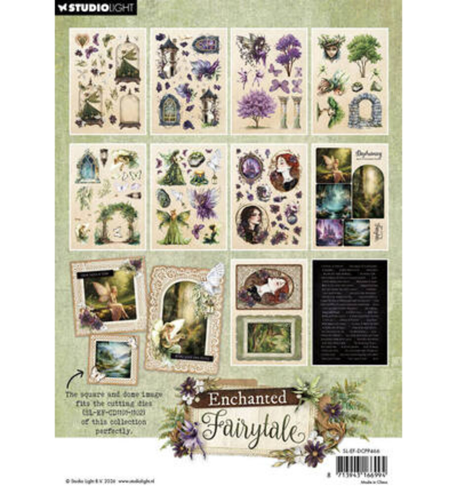Studio Light Enchanted Fairytale A5 Die-Cut Paper Pad (SL-EF-DCPP466)