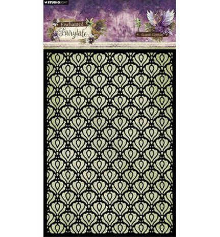 Studio Light PRE-ORDER Enchanted Fairytale Masking Stencil Closed Florals (SL-EF-MASK397)