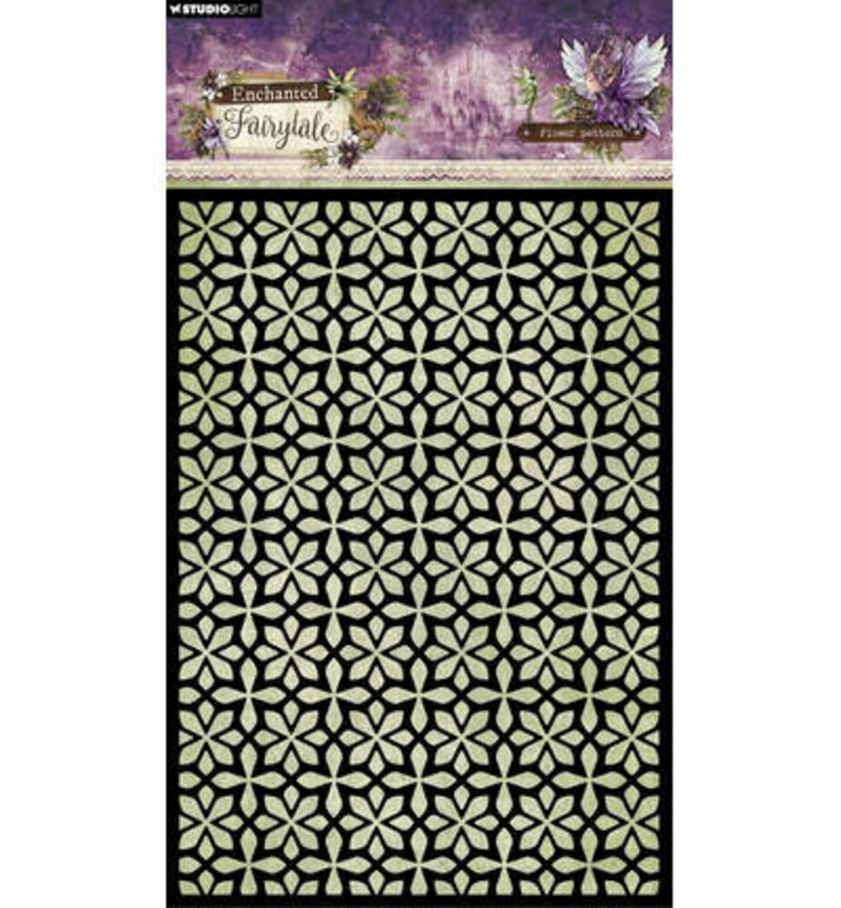 Studio Light Enchanted Fairytale Masking Stencil Floral Pattern (SL-EF-MASK398) Studio Light Enchanted Fairytale Masking Stencil Floral Pattern (SL-EF-MASK398)