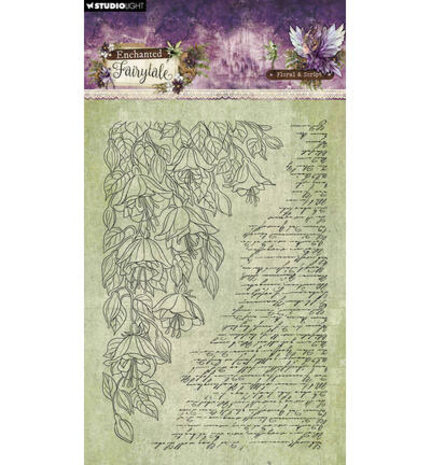 Studio Light Enchanted Fairytale Clear Stamp Floral & Script (SL-EF-STAMP940)