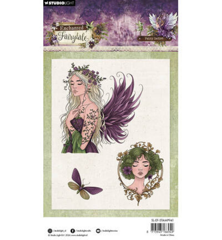 Studio Light PRE-ORDER Enchanted Fairytale Clear Stamp Fairy Ladies (SL-EF-STAMP941)
