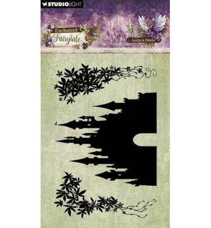 Studio Light PRE-ORDER Enchanted Fairytale Clear Stamp Castle & Plants (SL-EF-STAMP942)