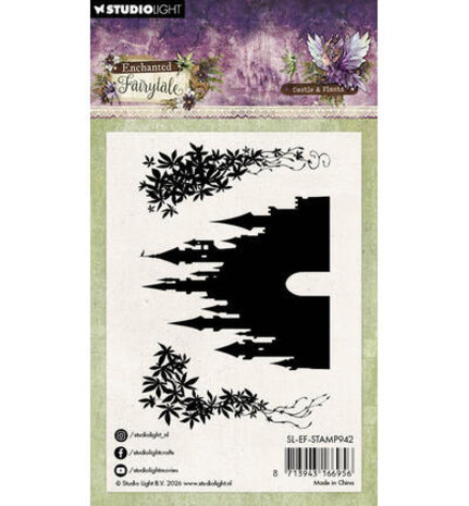 Studio Light Enchanted Fairytale Clear Stamp Castle & Plants (SL-EF-STAMP942)