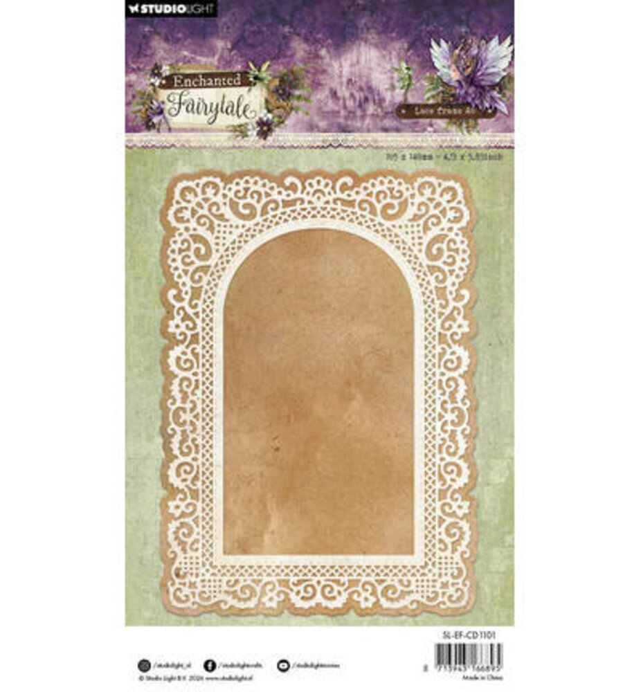 Studio Light PRE-ORDER Enchanted Fairytale Snijmal Lace Frame (SL-EF-CD1101)