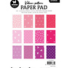 Studio Light PRE-ORDER Essentials Spring Pink Print A5 Vellum Paper Pad (SL-ES-VPPP448)