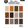 Studio Light Essentials Spring Brown Print A5 Vellum Paper Pad (SL-ES-VPPP451) Studio Light Essentials Spring Brown Print A5 Vellum Paper Pad (SL-ES-VPPP451)