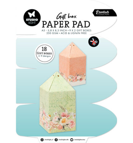 Studio Light PRE-ORDER Essentials Candybox Gift Box Paper Pad (SL-ES-GBPP458)
