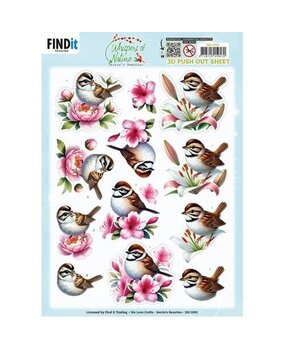 Berrie's Beauties Whispers of Nature 3D Push Out Brown (SB11092)