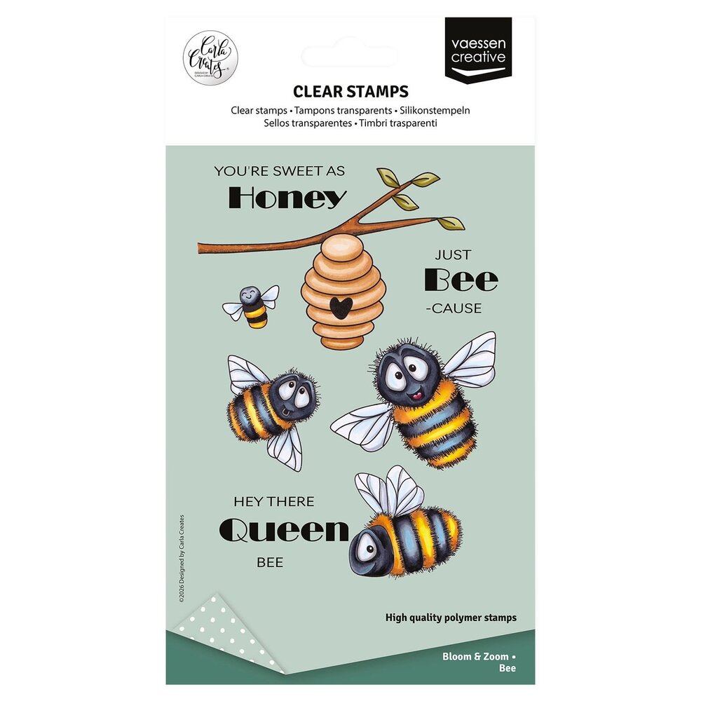 Vaessen Creative Clear Stamps Bee (CAR0303)