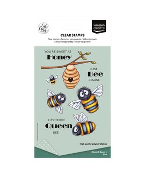 Vaessen Creative PRE-ORDER Clear Stamps Bee (CAR0303)
