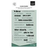 Vaessen Creative Clear Stamps Tekst Bloom & Zoom (CAR0304)