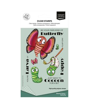 Vaessen Creative Clear Stamps Butterfly (CAR0305)