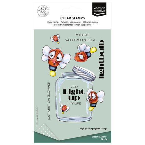 Vaessen Creative PRE-ORDER Clear Stamps Firefly (CAR0306)