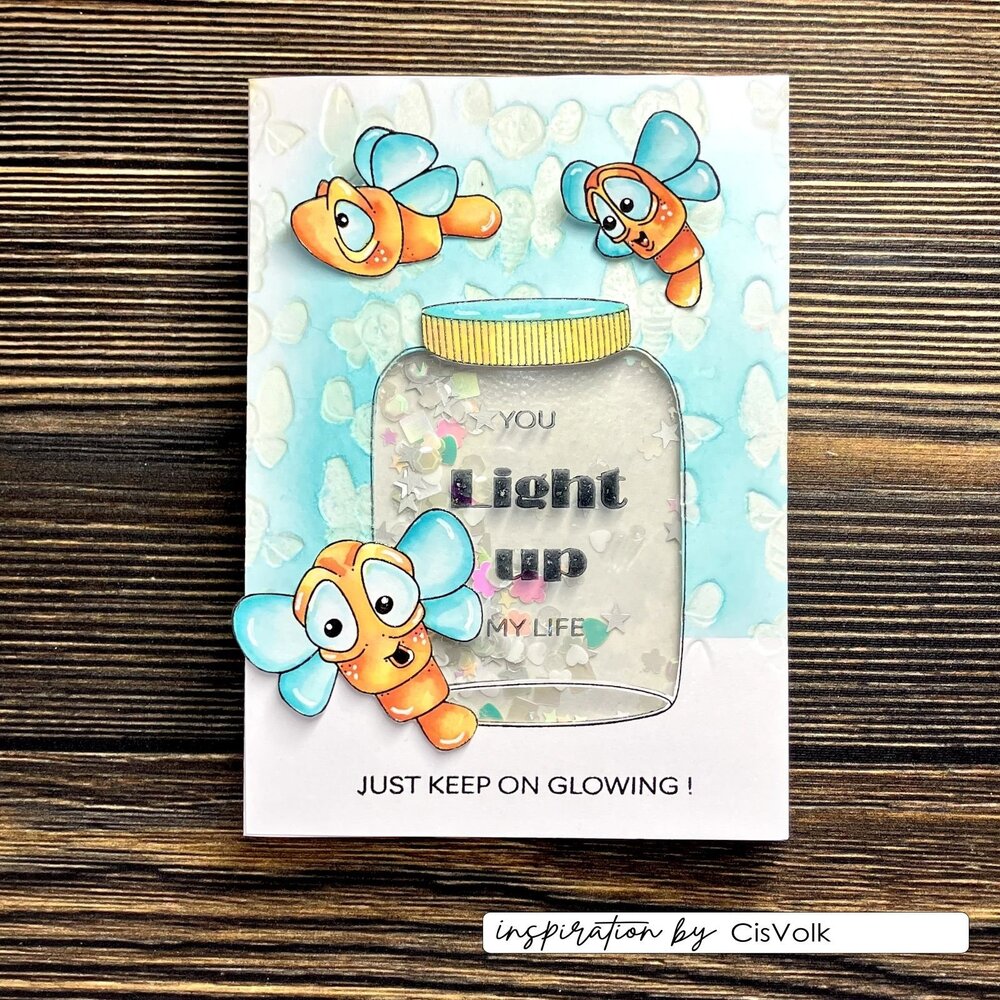 Vaessen Creative PRE-ORDER Clear Stamps Firefly (CAR0306)