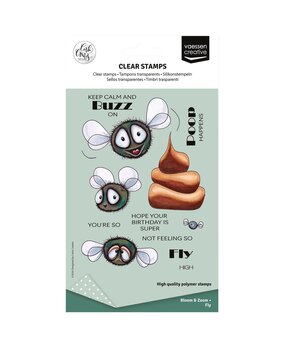 Vaessen Creative Clear Stamps Fly (CAR0307)