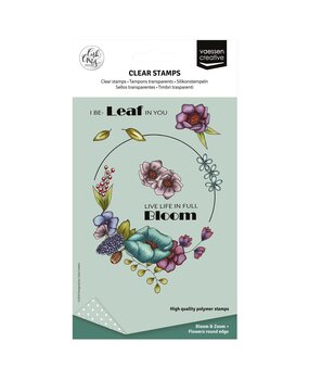 Vaessen Creative Clear Stamps Flowers Round Edge (CAR0308)