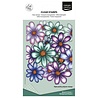 Vaessen Creative PRE-ORDER Clear Stamps Background Flowers (CAR0310)
