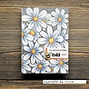 Vaessen Creative PRE-ORDER Clear Stamps Background Flowers (CAR0310)