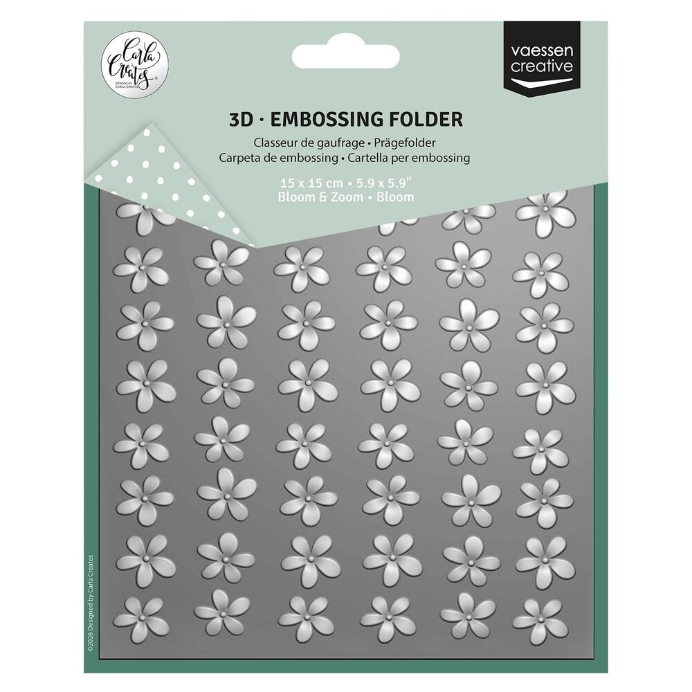 Vaessen Creative Embossing Folder Bloom (CAR0311)