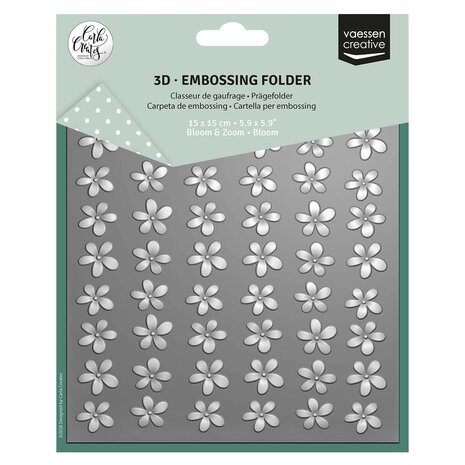 Vaessen Creative PRE-ORDER Embossing Folder Bloom (CAR0311)