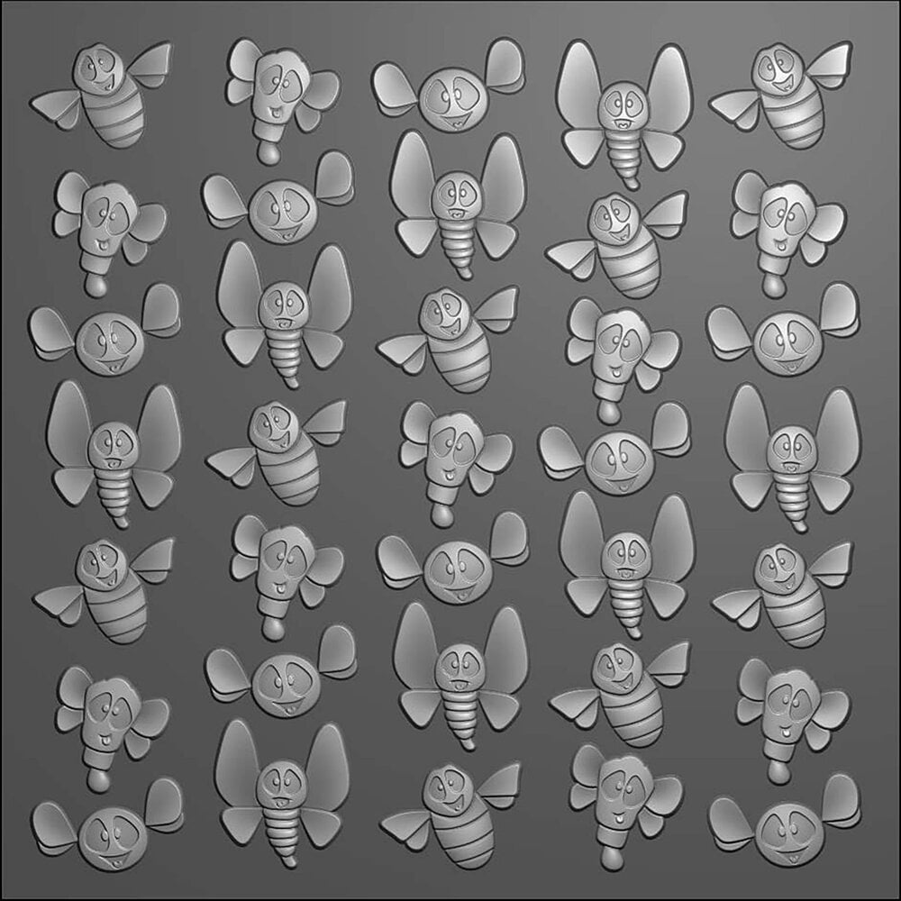 Vaessen Creative PRE-ORDER Embossing Folder Zoom (CAR0312)