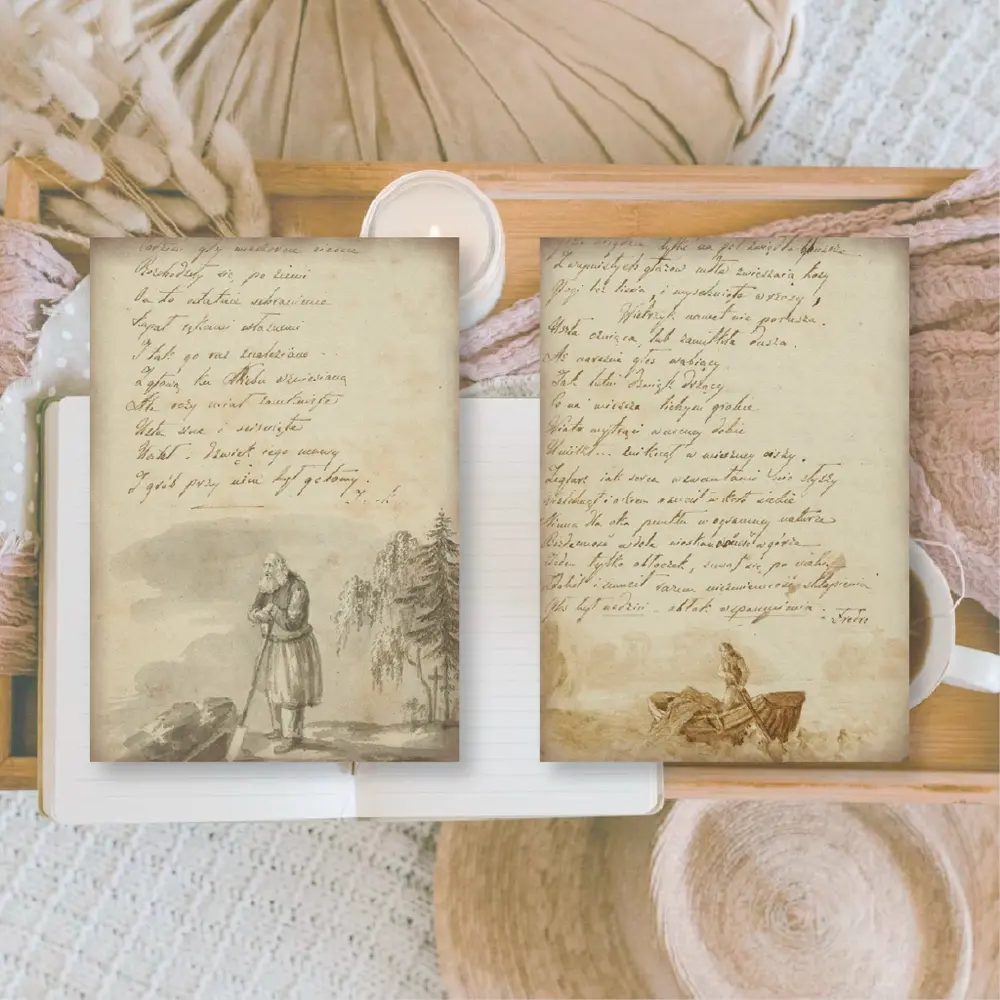 Plan & Plot Studio Old Diary Ephemera Paper (7,4x10,5 cm) (EP-A7-001)