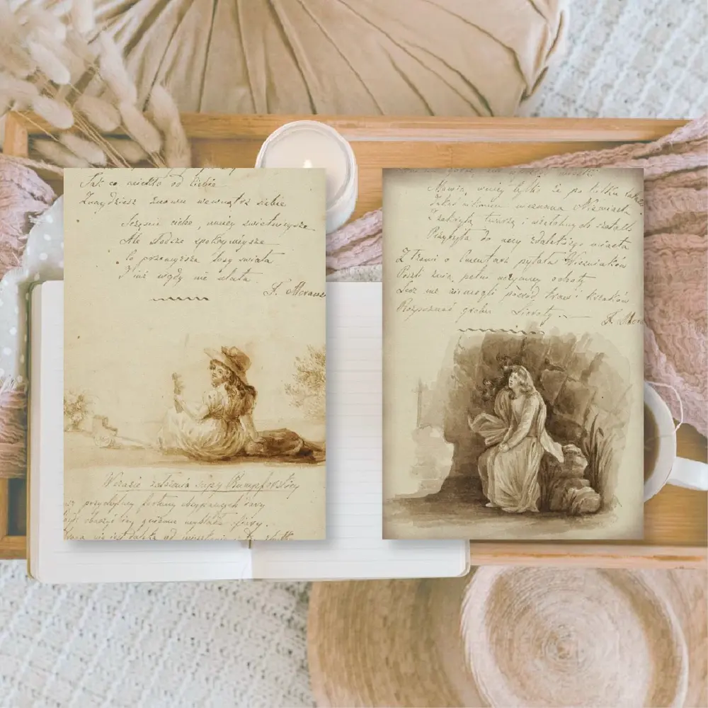 Plan & Plot Studio Old Diary Ephemera Paper (7,4x10,5 cm) (EP-A7-001)