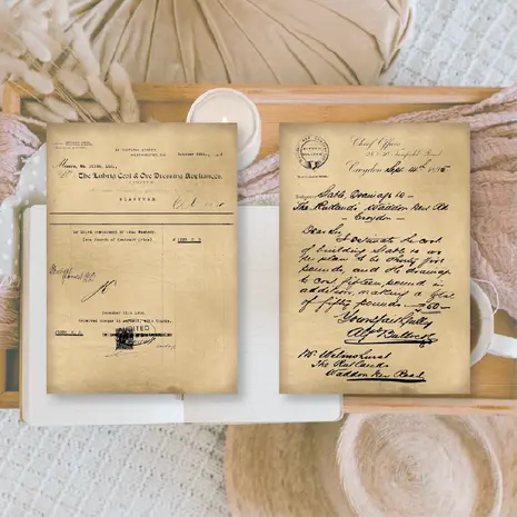 Plan & Plot Studio Written Records Ephemera Paper (7,4x10,5 cm) (EP-A7-003)