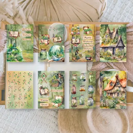 Plan & Plot Studio Earth Witches Ephemera Paper (7,4x10,5 cm) (SP-A7-007)