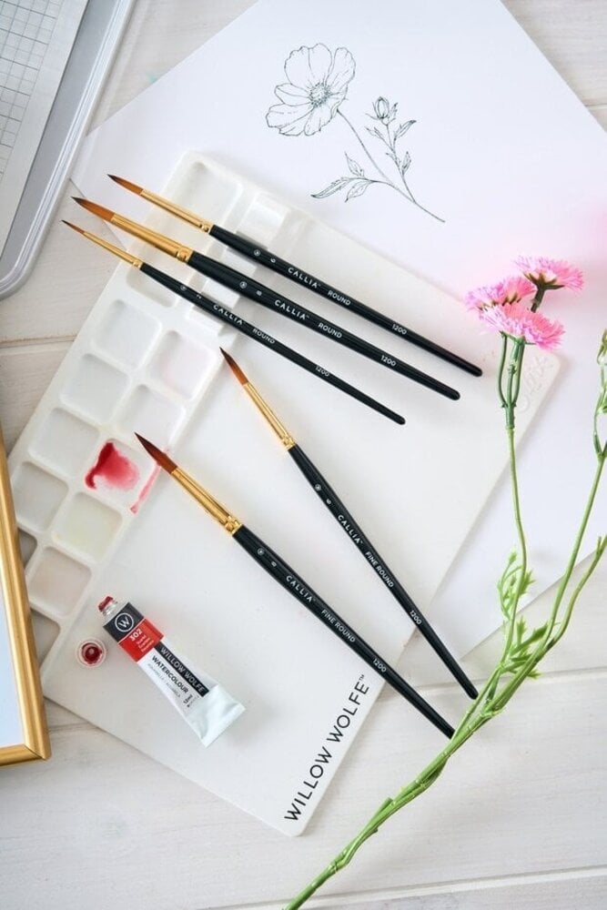 Sizzix Studio Media Mat With Palette & Brush Hold (667034)