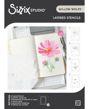 Sizzix Studio Willow Wolfe Layered Stencils Cosmo (666921)