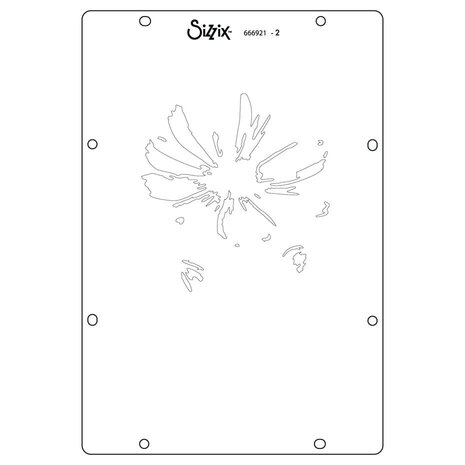 Sizzix Studio Willow Wolfe Layered Stencils Cosmo (666921)