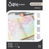 Sizzix Studio Willow Wolfe Layered Stencils Backgrounds (667004)