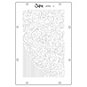 Sizzix Studio Willow Wolfe Layered Stencils Backgrounds (667004)