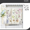 Sizzix Studio Willow Wolfe Clear Stamps Floral Frames and Mini Flowers (666925)